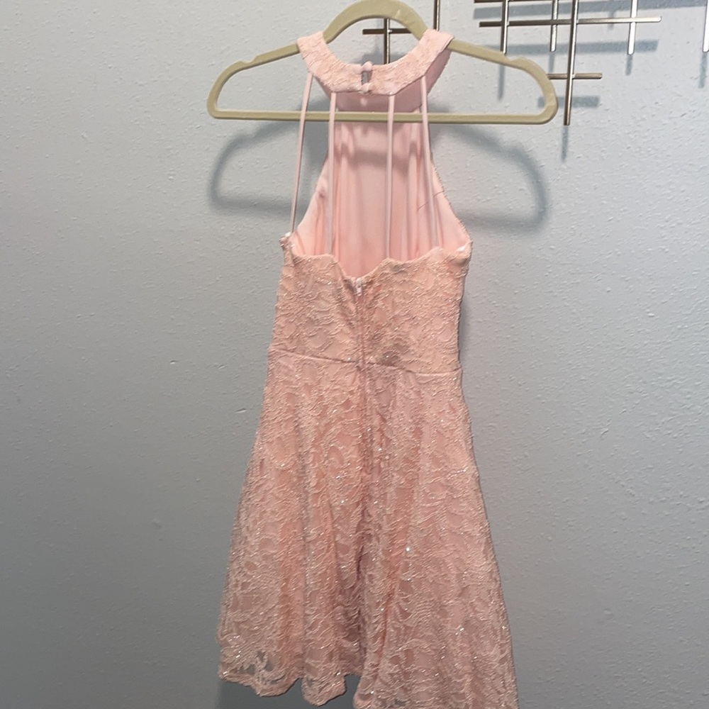 Camille La Vie Sequin Formal Pink Dress Size 1/2 - Picture 7 of 12